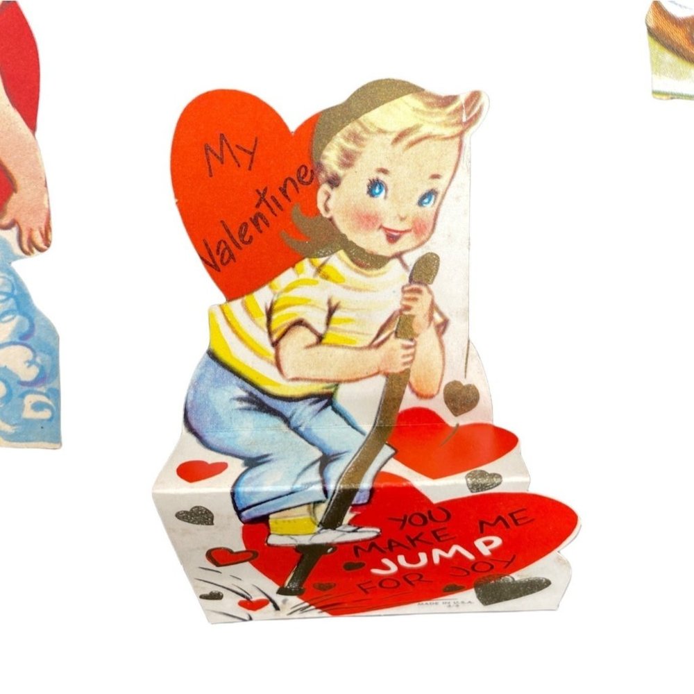 Vtg Children’s Valentines School Exchange and Card lot of 4 - Picture 3 of 8
